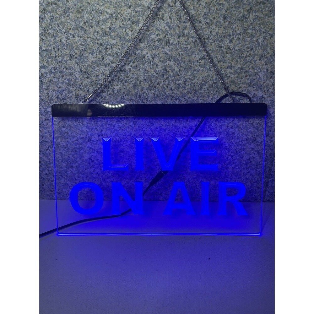 On Air display LED Neon light Up Sign music recording music home radio studio